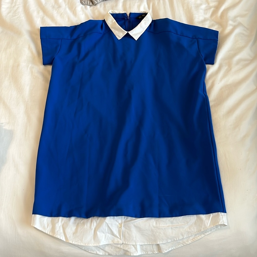 Blue Zara dress